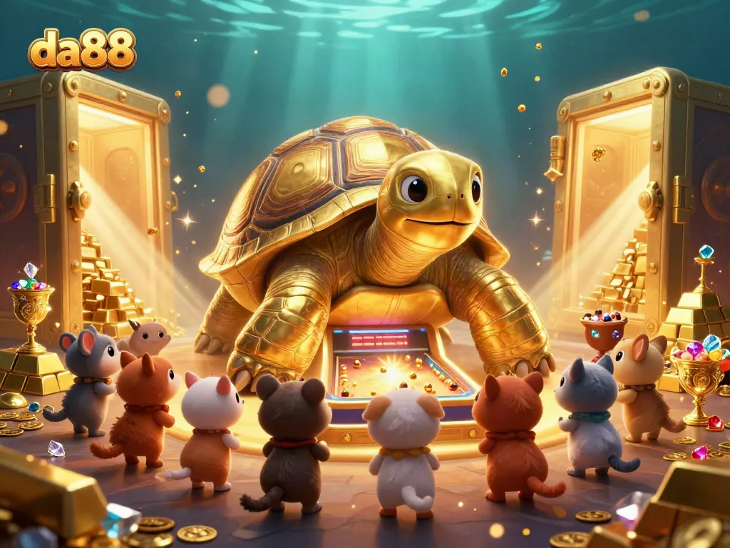 Engage with da88's thrilling gaming experience in a vibrant, magical casino world.