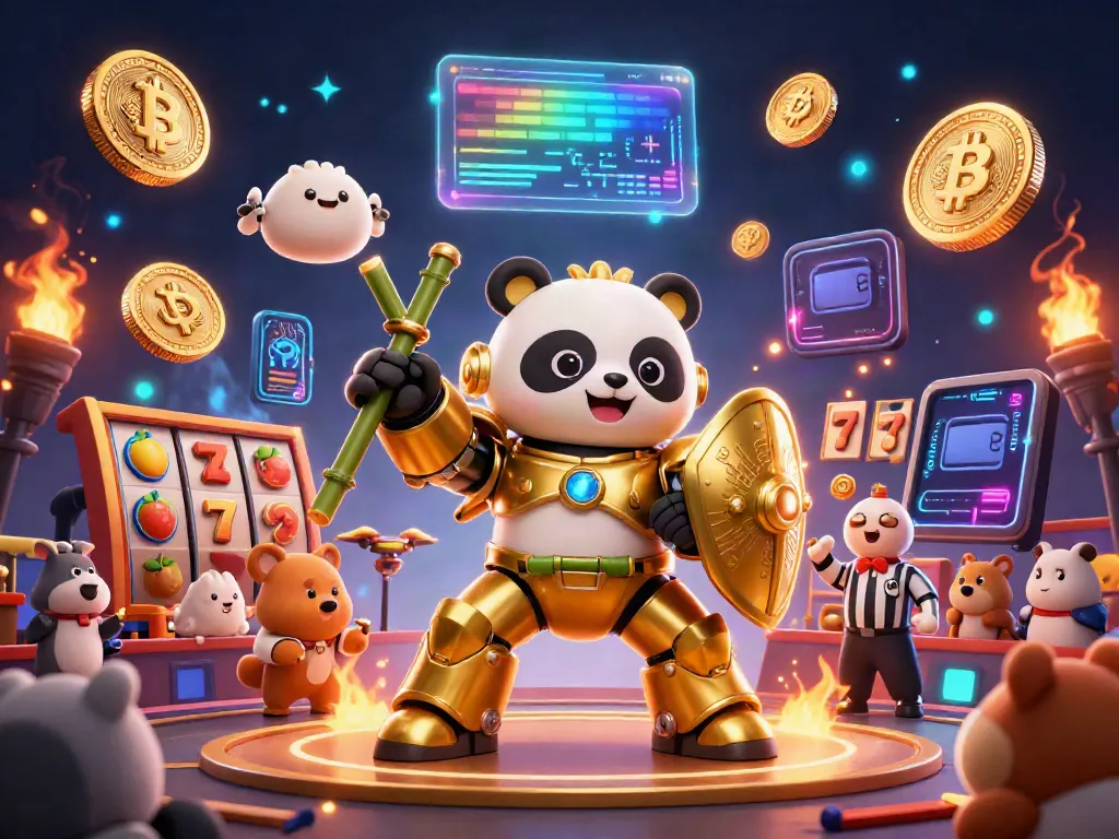 Engage with slot gameplay through vibrant 3D illustration featuring dynamic game elements.