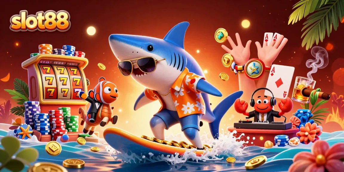 Experience exciting wins at slot88 with a dynamic casino adventure featuring colorful gaming elements.