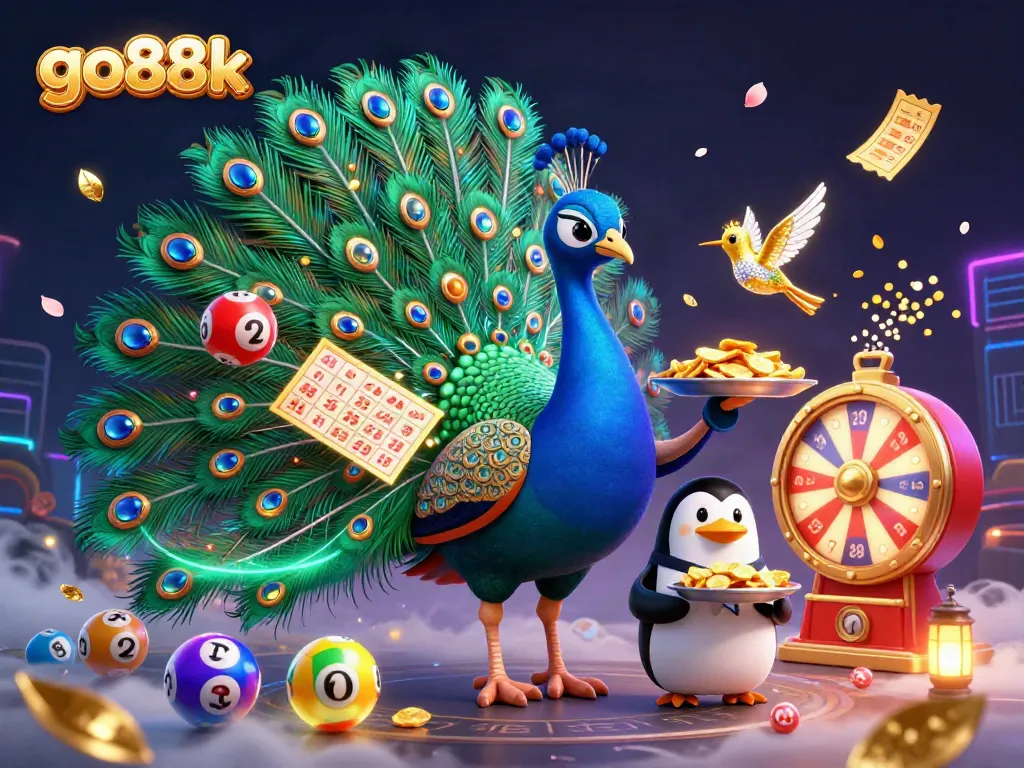 Experience thrilling gaming moments with go88k's exciting lottery action filled with colorful elements.