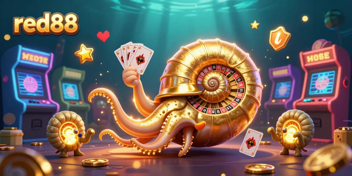 Experience thrilling gameplay with red88's unique nautilus roulette and vibrant arcade atmosphere.