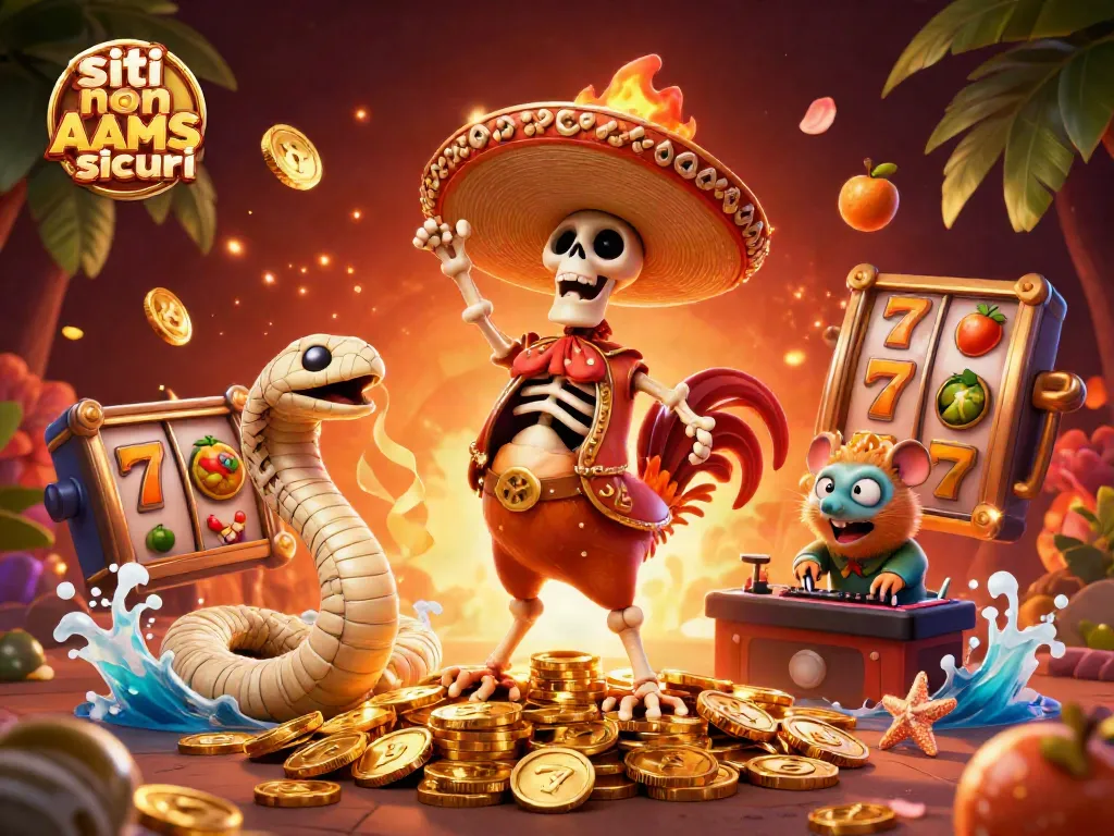 Gioca nei siti non AAMS sicuri con un frizzante scheletro mariachi e jackpot scintillanti.