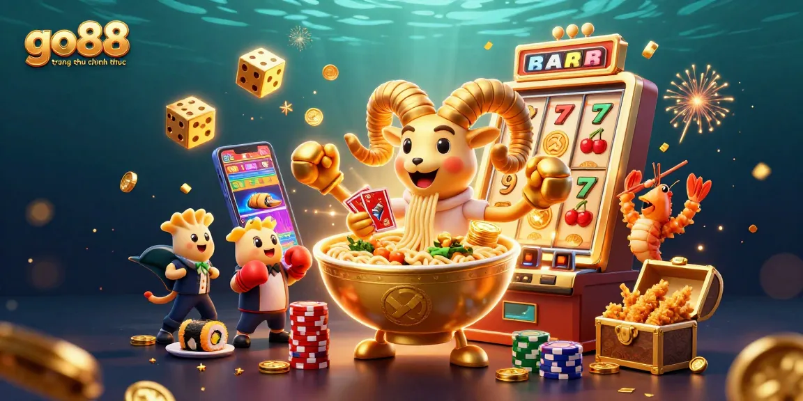 Experience the excitement of go88 trang chu chinh thuc with vibrant casino characters celebrating winning moments.