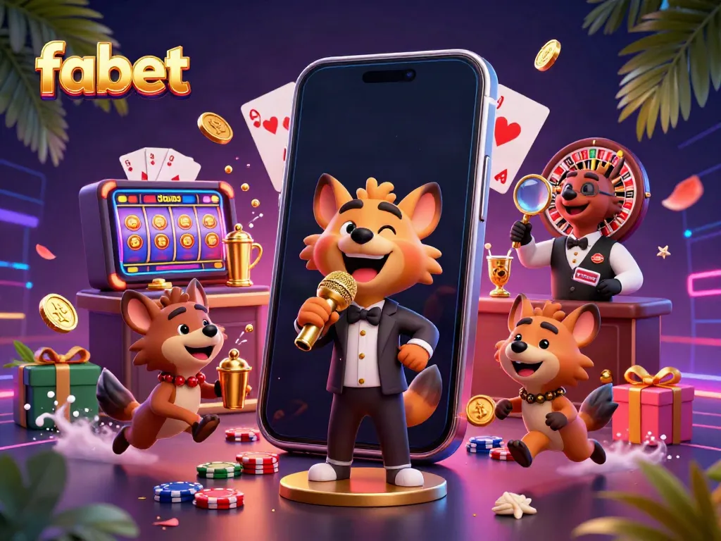 Experience entertaining comedy at fabet's casino with hyenas mixing drinks and checking IDs.
