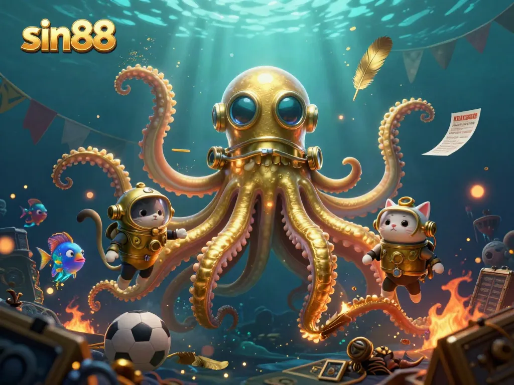 Experience the thrill of sin88 casino sports betting with dynamic visuals and golden treasures.