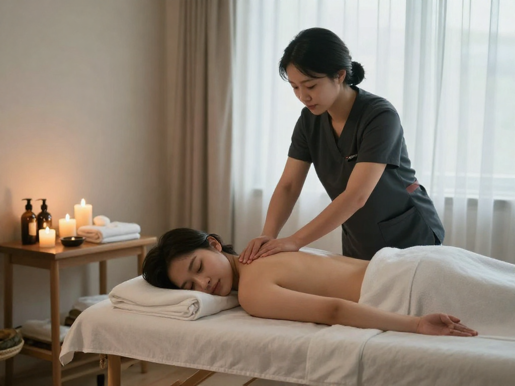 Experience premium 영등포출장마사지 with a professional therapist in a calming home environment.
