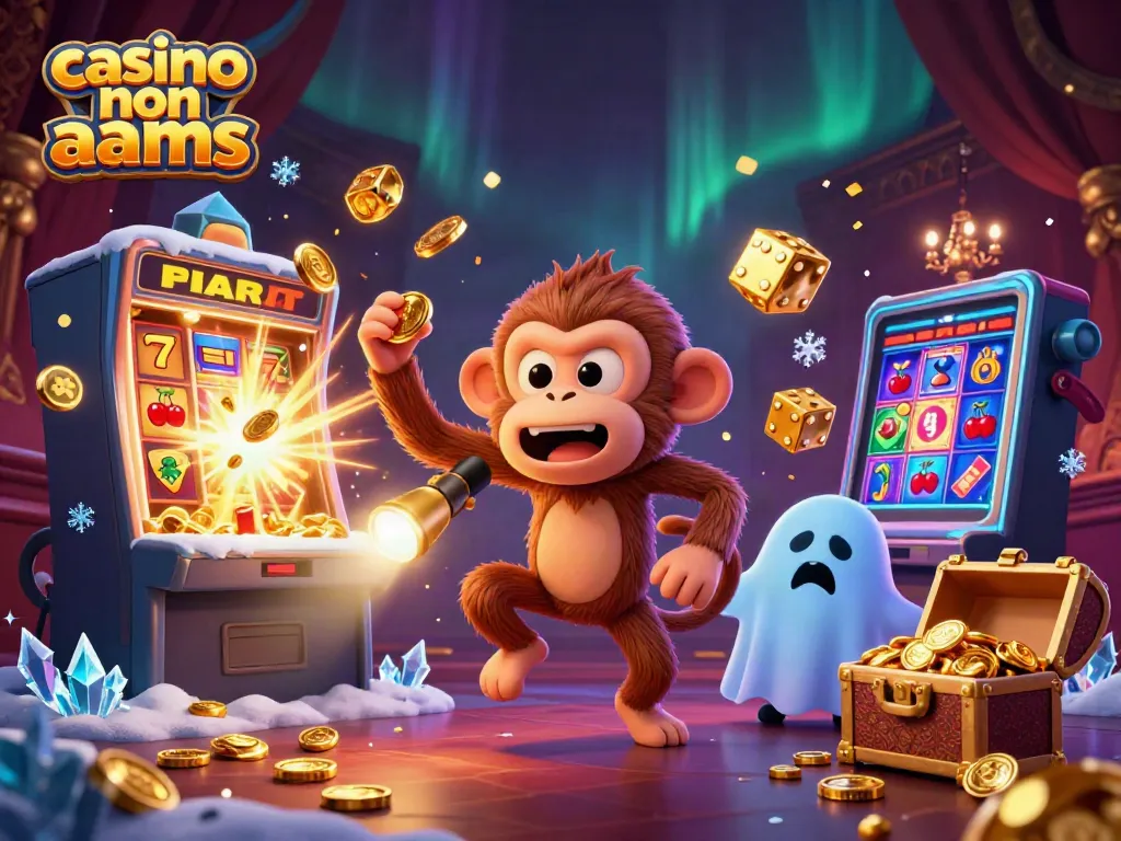 Giocatori che esplorano casino non AAMS ricchi di bonus e RTP alti, immersi in un'atmosfera dinamica.