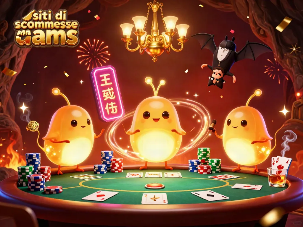 Scommetti nei siti di scommesse non AAMS con un casinò di luci e personaggi affascinanti.